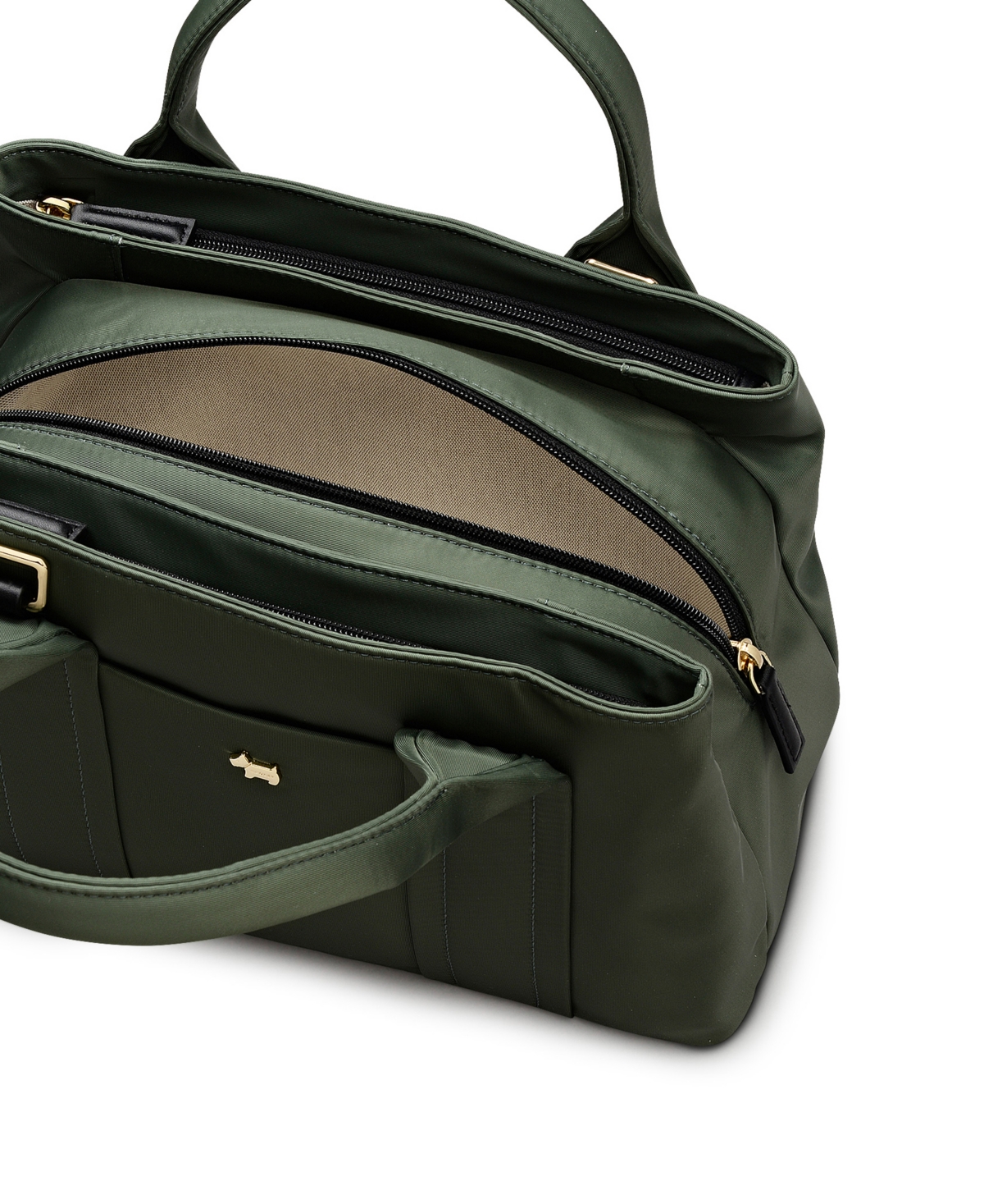 Radley London Grove Close Responsible Medium Zip Top Grab Handbag In Green