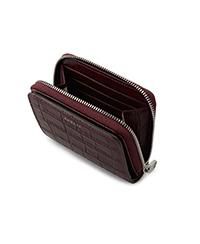 Dukes Place Faux Croc Zip Around Wallet