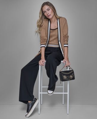 Petite V-Neck Cardigan Sweater