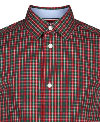 Boys' 8-20 Long-Sleeve Stretch Tavern Check Shirt