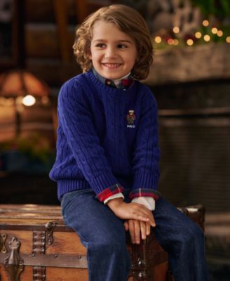 Polo Ralph Lauren - Boys 2-7 Cable-Knit Sweater