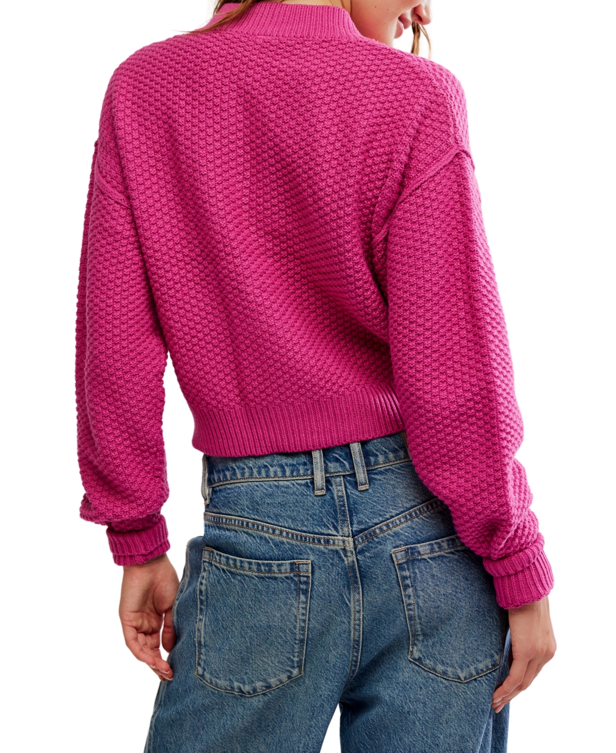 Free People Women's Lila Slouchy Cropped Cardigan