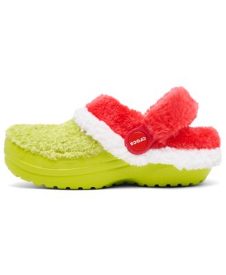 x The Grinch Toddler Kids Classic Lined Clogs from Finish Line