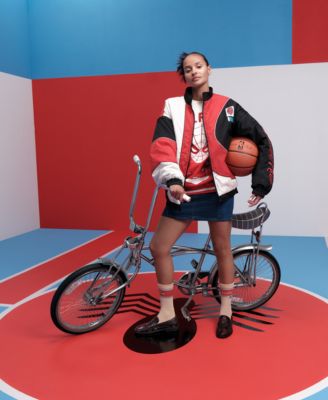 Adult's Spider-Man Removable Sleeves Starter Style Jacket, Macy's Exclusive