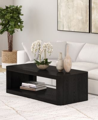 Kellan 47" Wood Wide Rectangular Coffee Table