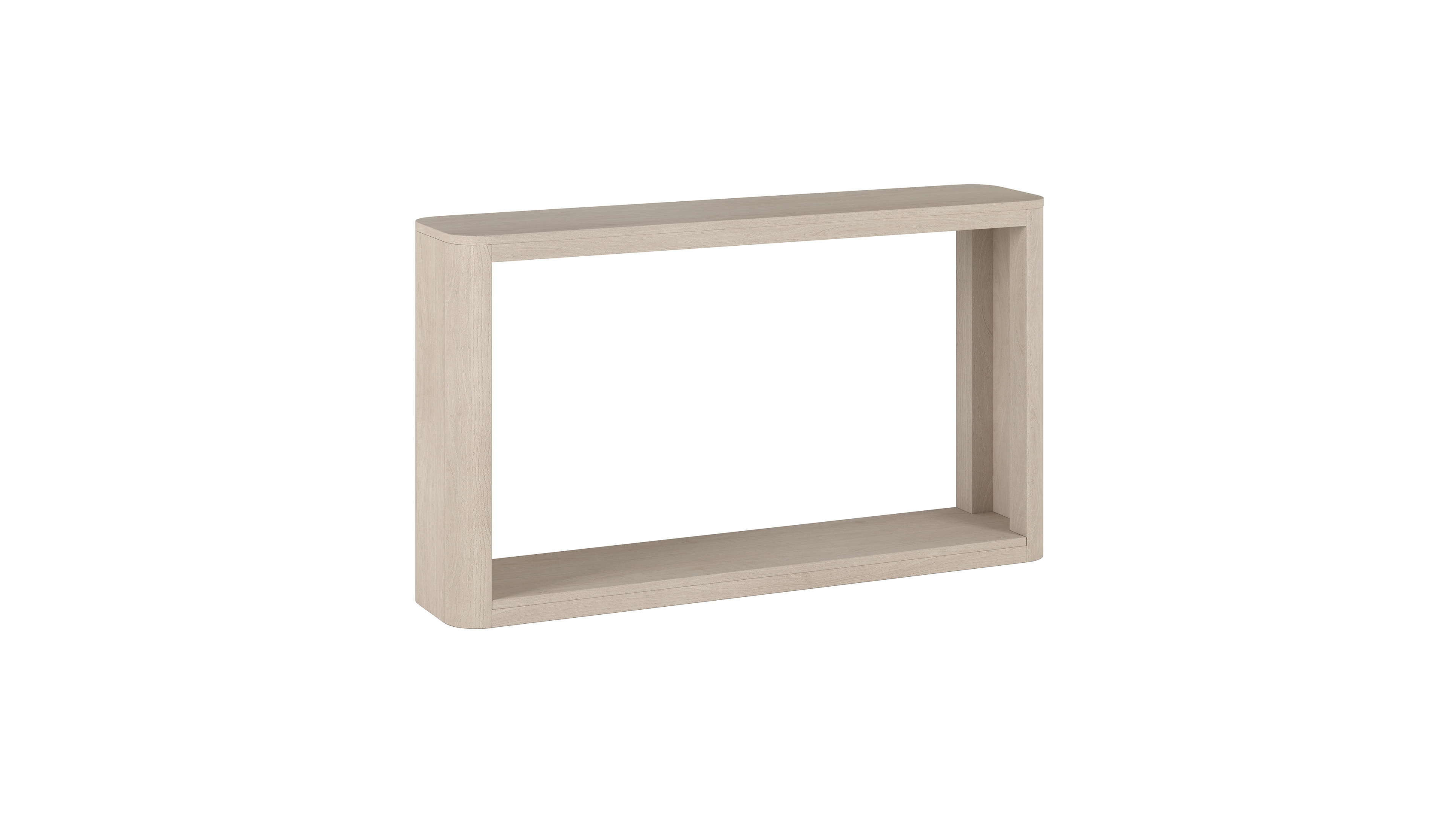 Hudson & Canal Kellan 52" Wood Wide Rectangular Console Table