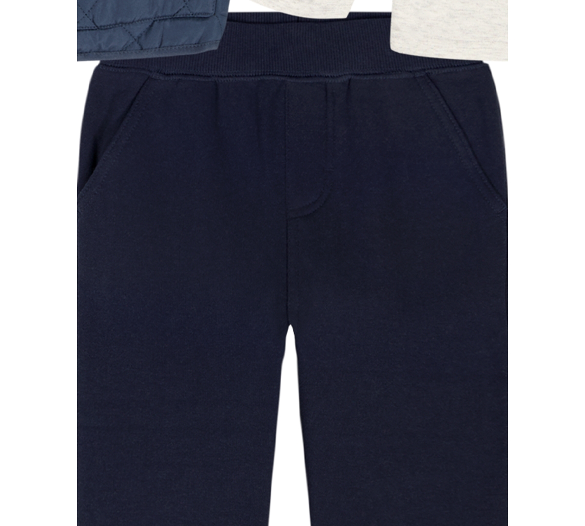 Tommy Hilfiger Boys Toddler 2T-4T 3-Piece Crewneck T-Shirt, Vest and Pants Set