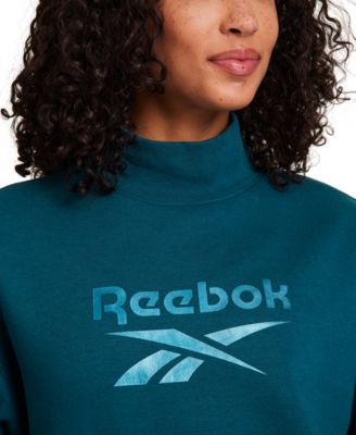 Women's Medium Vector Mock Neck Sweatshirt