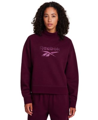 Women's Medium Vector Mock Neck Sweatshirt