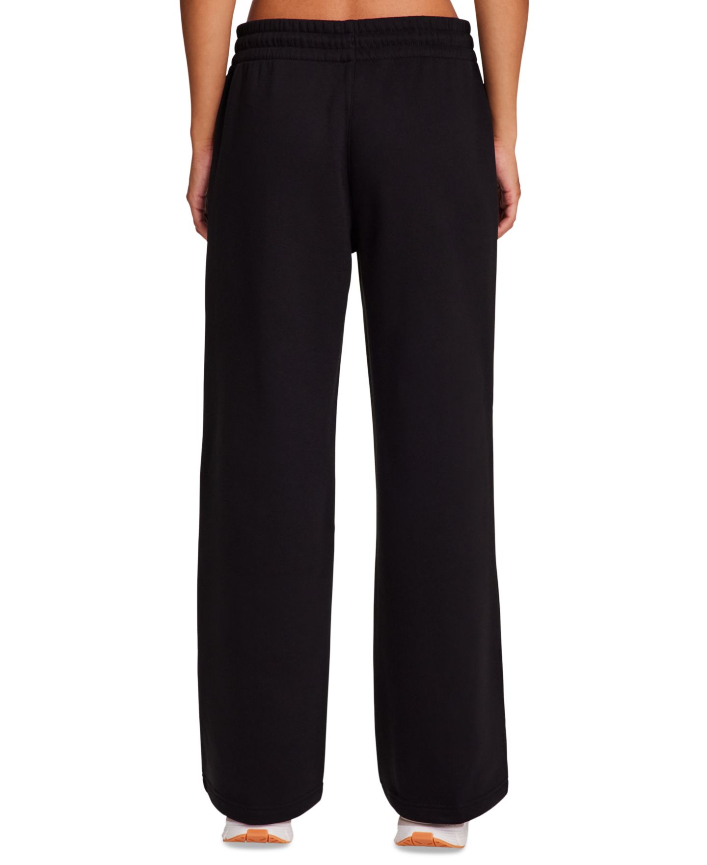 Женские брюки Reebok Tonal Wide-Leg Sweatpants, цвет: Чёрный — фото 5