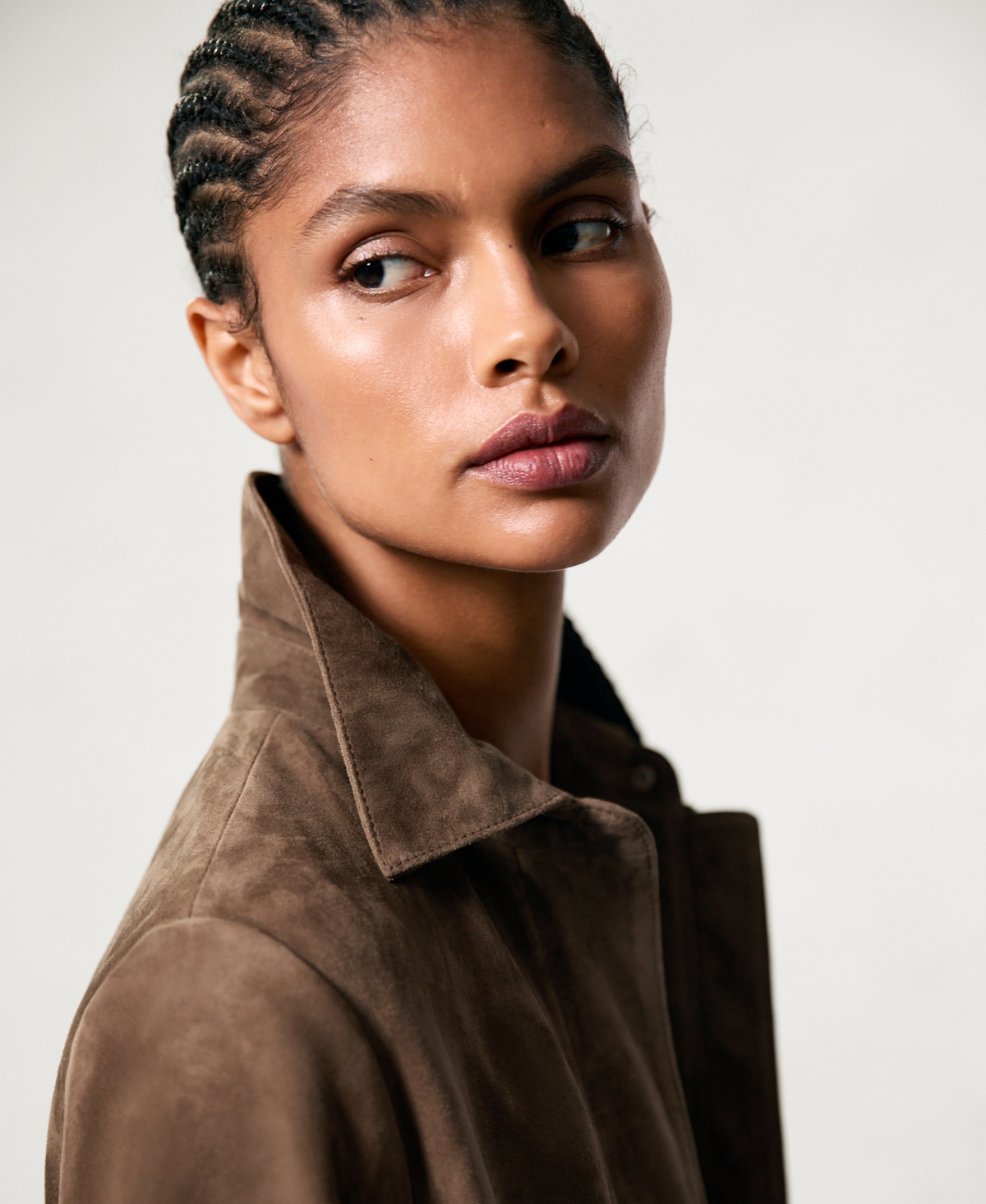 Reiss Women's Drew Cropped Suede Jacket