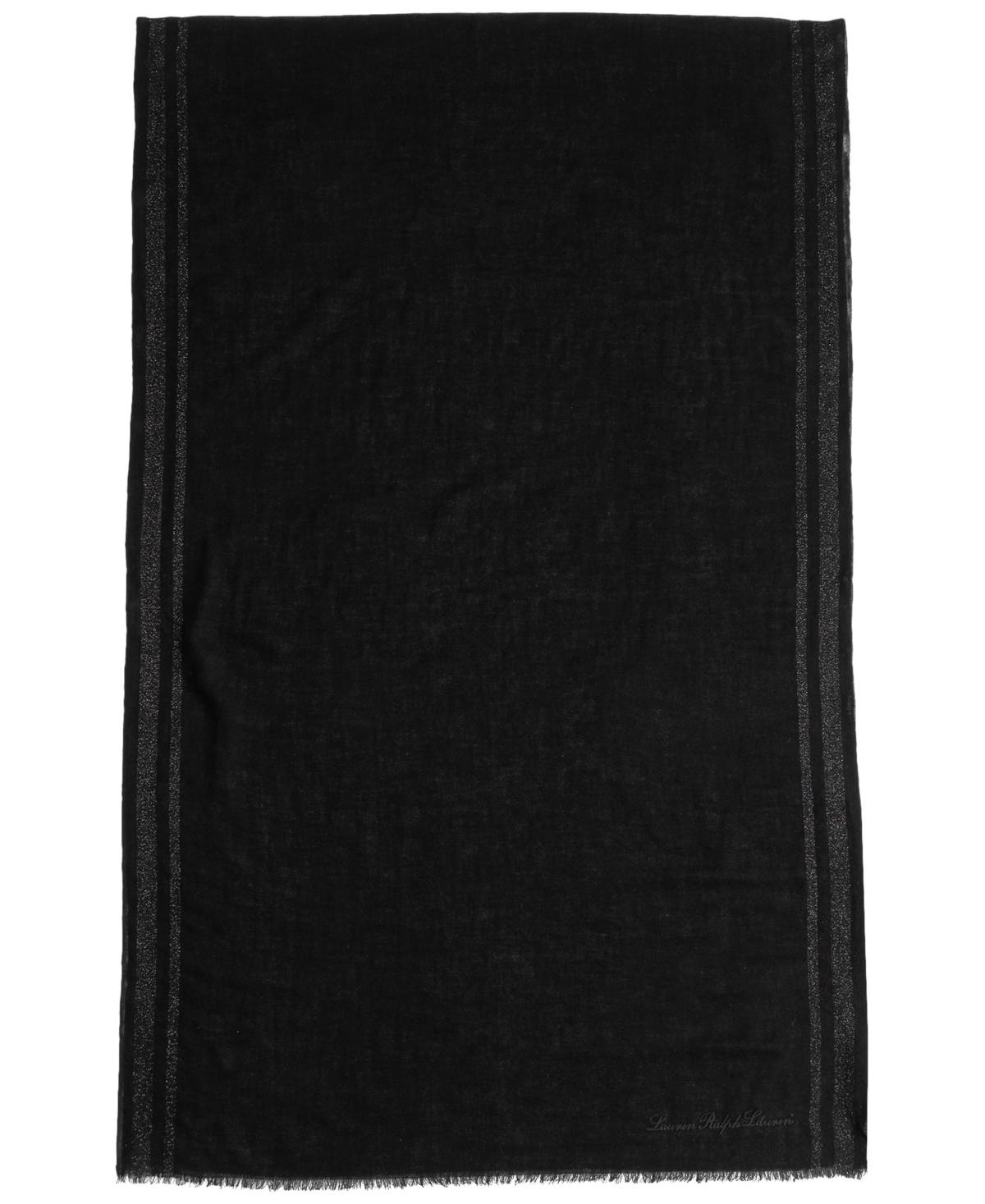 Lauren Ralph Yarn Dye Wrap With Lurex