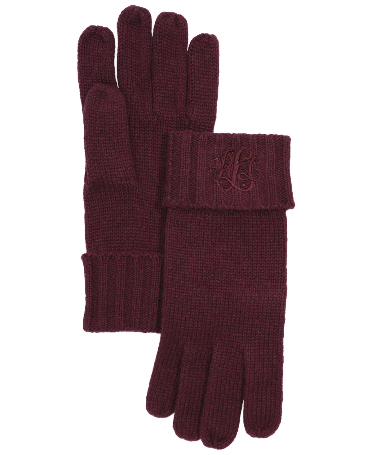 Lauren Ralph Direct Embroidery Glove