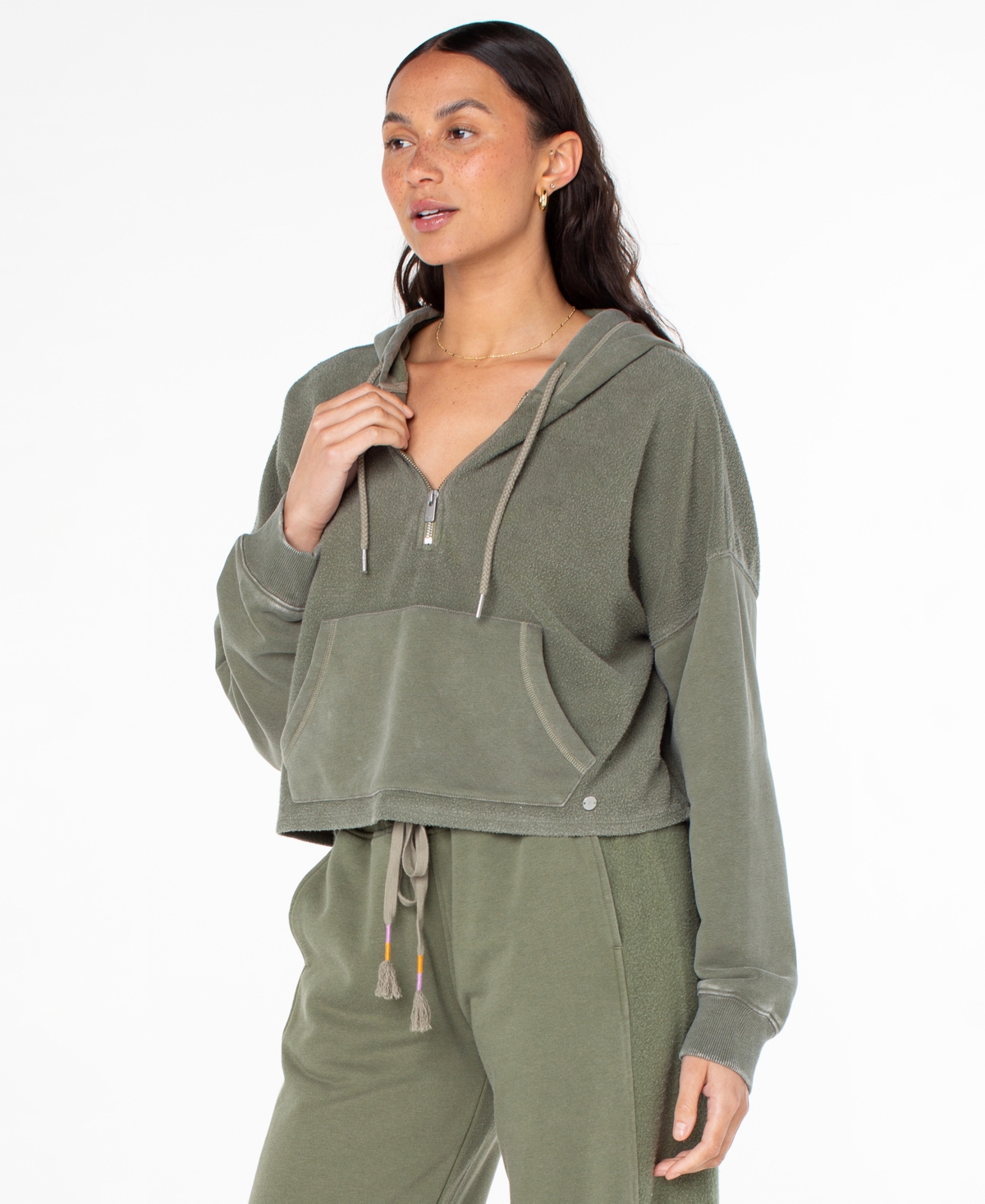 Roxy Women's Drakes Cove Half-Zip Hoodie