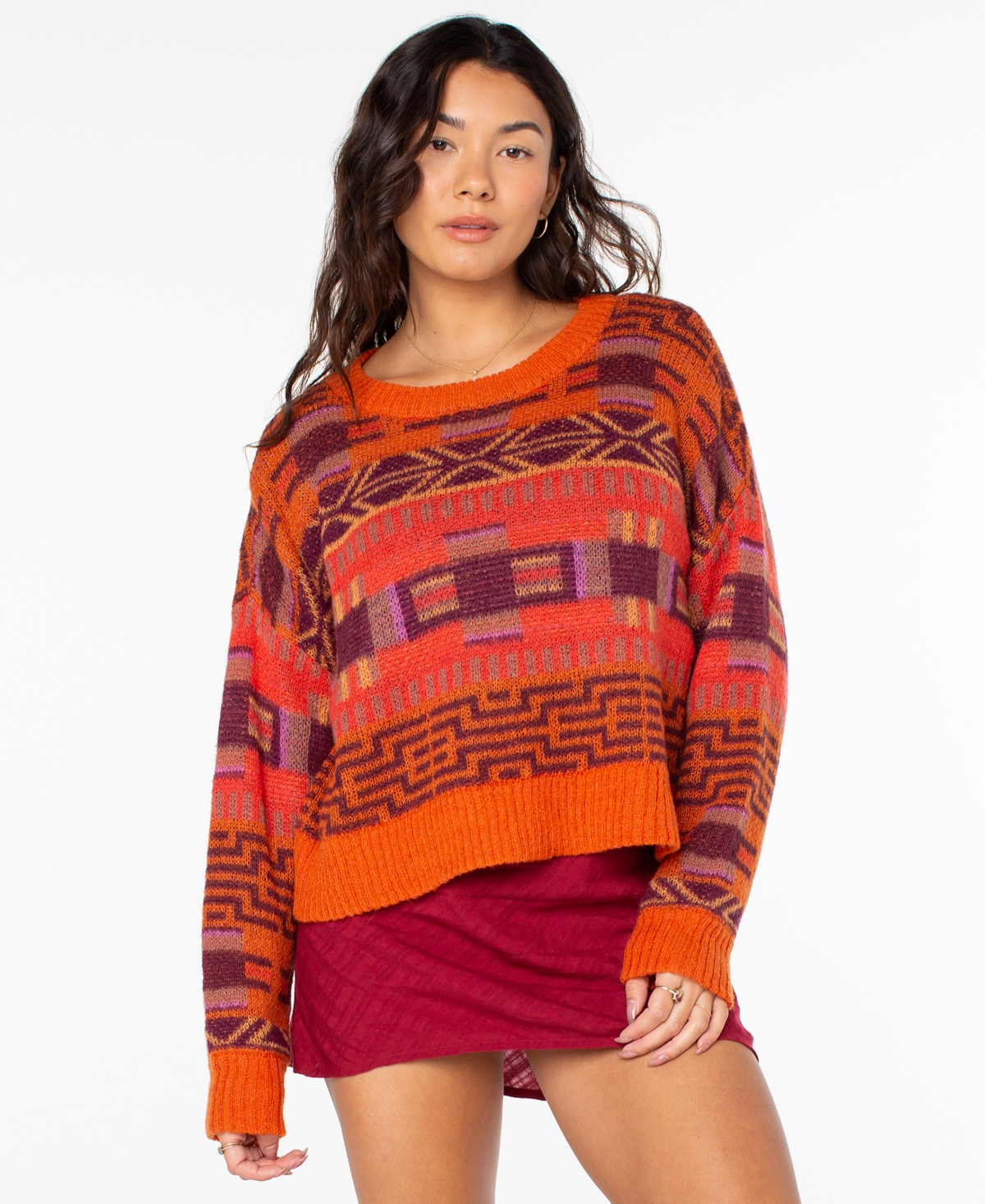 Roxy Women's Free Spirit Long-Sleeve Sweater
