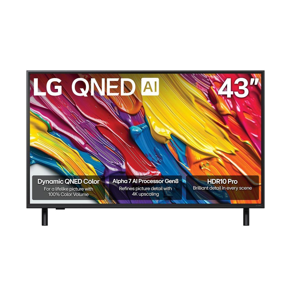 Lg 43QNED82AUA 43" QNED Ai 4K Smart Tv with HDR10 Pro (2025)