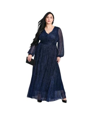 Women's Lucia Plisse Maxi Dress