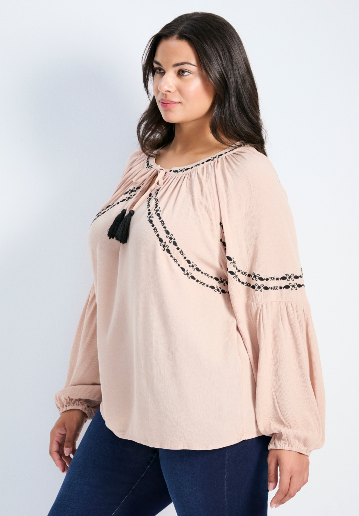Avenue Women's Isabelle Embroidered Top