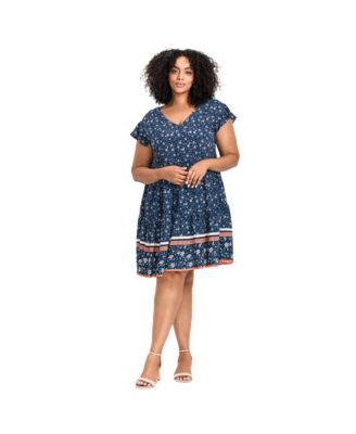 Women's Plus Size Unwind Tiers Dress