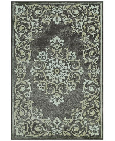D Style Menagerie MEN185 Grey Area Rugs