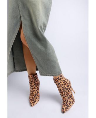 Nesta Stiletto Heel Lace Up Boots