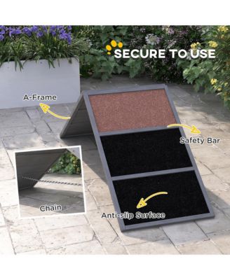 Dog Agility Equipment Ramp with Non-slip Surface, A-frame,