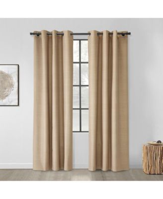 Patented Blackout Extendable Curtain Rod with Double Cap Finials
