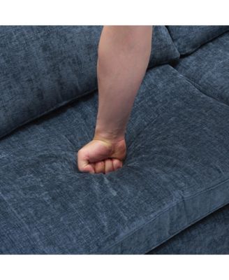 2-in-1 Sofa 82 Inches Three-seater Sofa with a Sofa Bed and a Reversible Recliner Sofa for Living Room