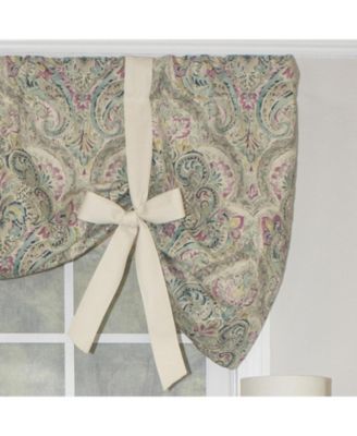 Lady Queen Tailored 100% Cotton with Fully Lined 3" Rod Pocket Valnance for Windows 50" x 20" Multi