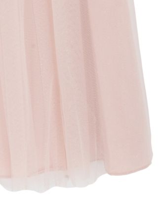 Girls' 2T-6X Cap-Sleeve Round Neck Dress