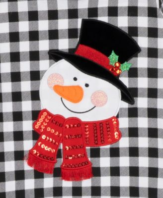 Girls' 4T-6X Checkered Long-Sleeve Top and Leggings, 2-Piece Set