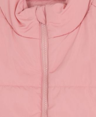 Girls' 7-16 Puffer Vest, Graphic T-Shirt and Distressed Jeans, 3-Piece Set