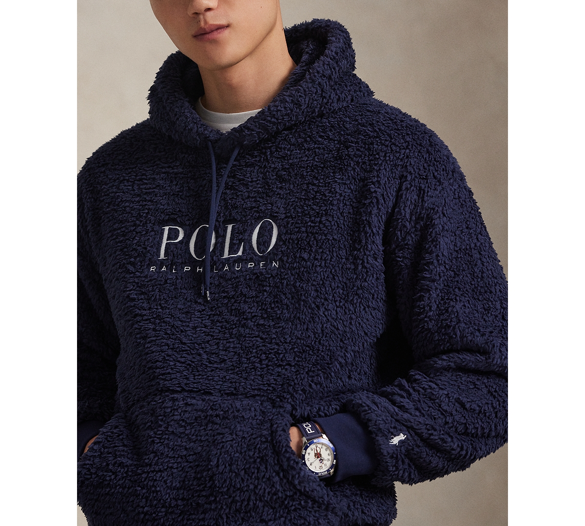 Polo Ralph Lauren Men's Logo Double-Knit Hoodie