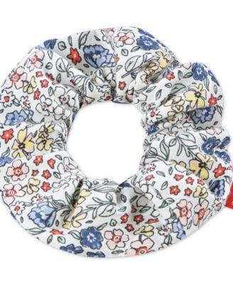 Girls' 4T-6X Ruffle Shoulder Top, Pants and Scrunchie, 3-Piece Set