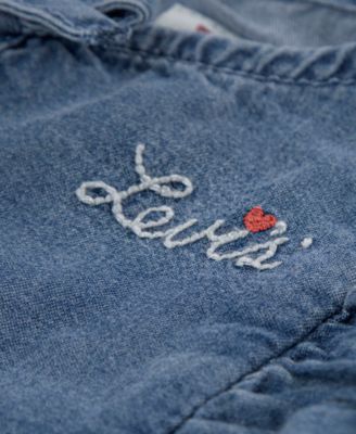 Girls' Toddler 2T-4T Ruffle Top and Heart Pocket Pants, 2-Piece Set