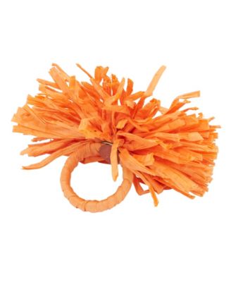 Raffia Charm Napkin Ring, Set of 4