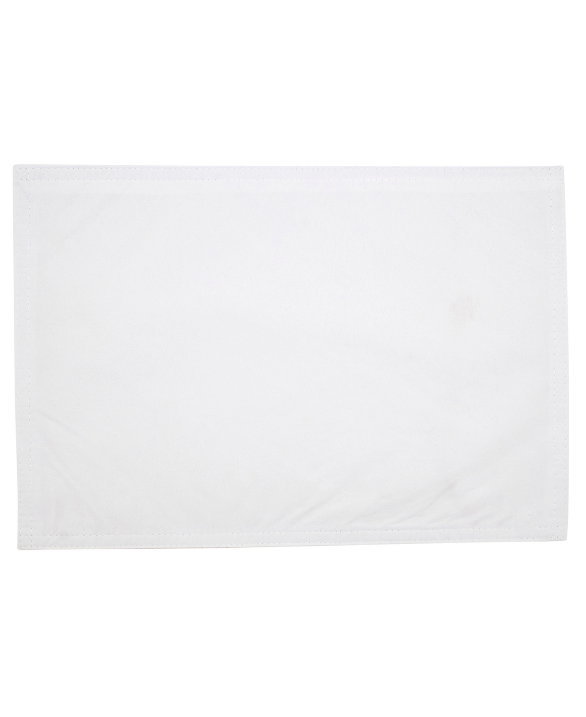 Saro Lifestyle Metallic Shimmer Placemat, Set Of 4 In White