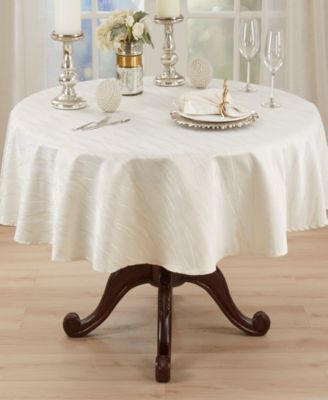 Metallic Shimmer Tablecloth, 70" Round