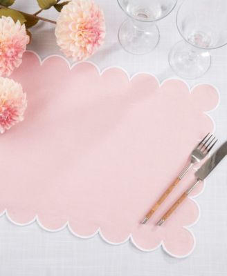 Eco Scallop Border Placemat, Set of 4