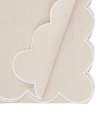 Scalloped Table Runner, 16" x 72"