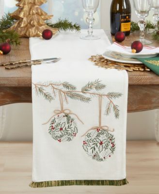 Ornament Table Runner, 13" x 72"