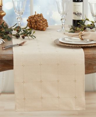 Embroidered Table Runner, 16" x 70"