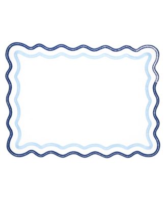 Eco Scallop Border Placemat, Set of 4