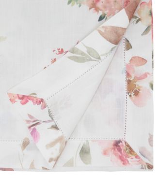 Hemstitch Floral Table Runner, 16" x 72"