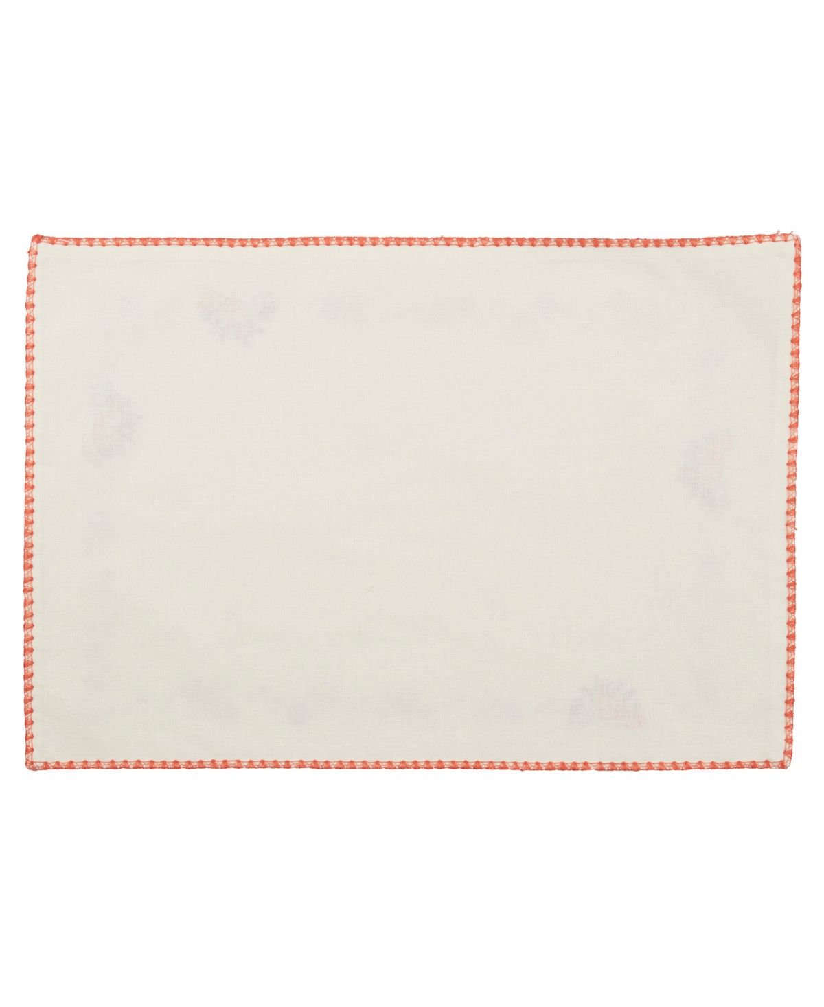 Saro Lifestyle Pumpkin Patch Placemat, Set Of 4 In Orange