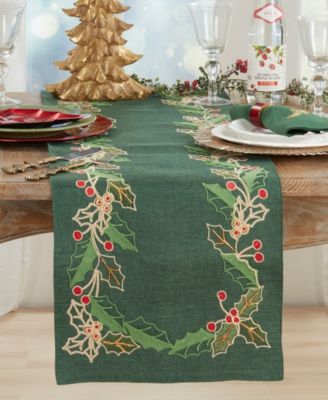 Holly Table Runner, 16" x 72"