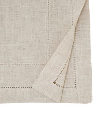 Linen Blend Toscana Double Hemstitched Table Runner, 16" x 72"
