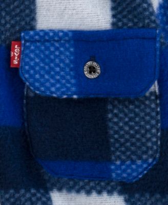 Boys Toddler 2T-4T Plaid Button Up Shirt, T-Shirt and Pants, 3-Piece Set