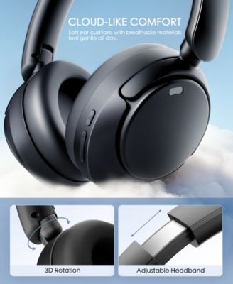 Over-Ear Bluetooth Headphones with Noise Cancellation, 30H Playtime & Hi-Fi Sound