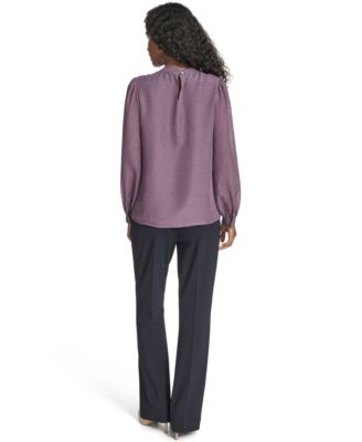 Women's Textured Long Sleeve Top